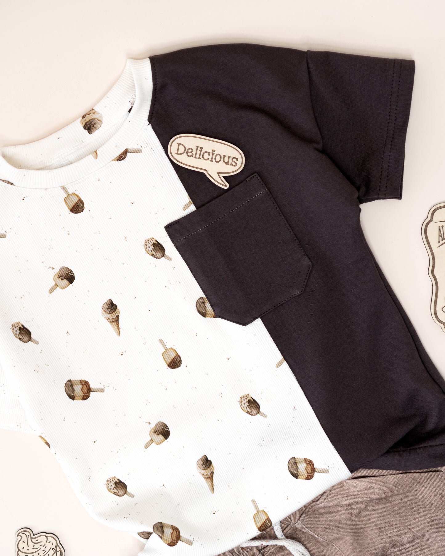 Flatlay Set - Icecream graviert