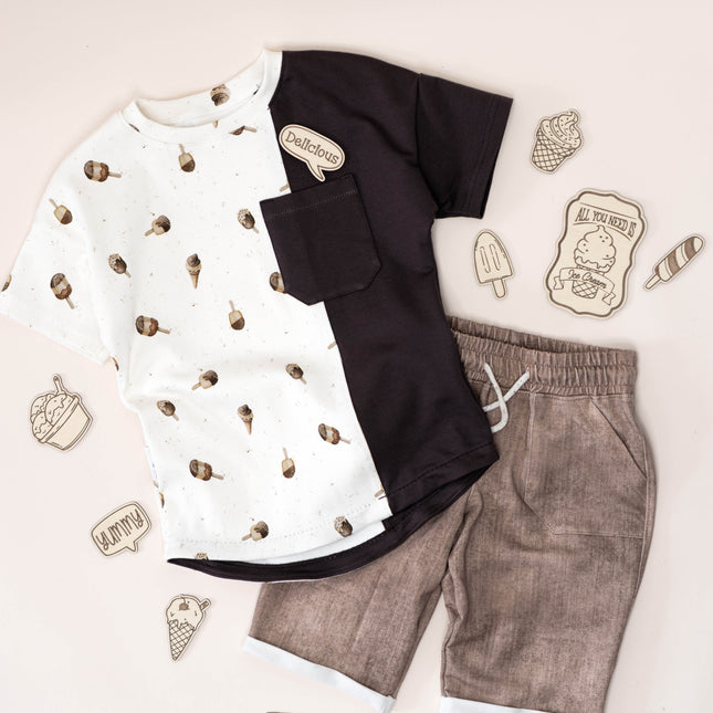 Flatlay Set - Icecream graviert