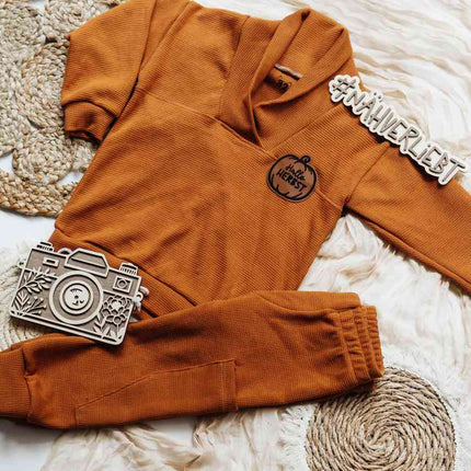 Kunstlederlabel - Hallo Herbst