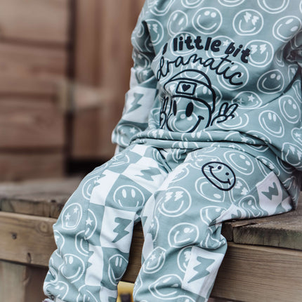 Puff Transfer - Happy face einzeln