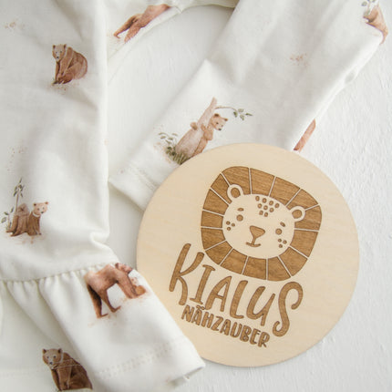 Personalisiertes Logo Schild graviert