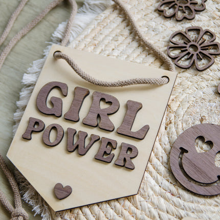 Schild - Girl Power