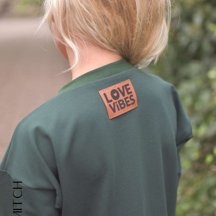 Kunstlederlabel - Love vibes