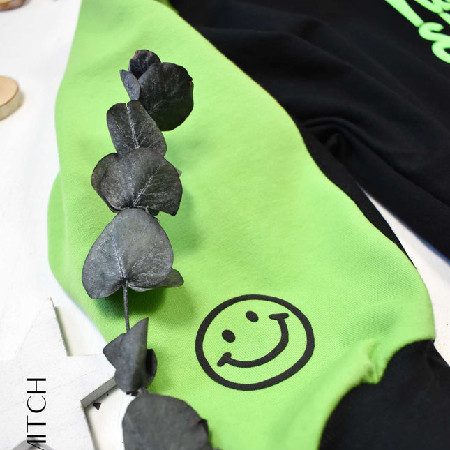 Puff Transfer - Happy face einzeln