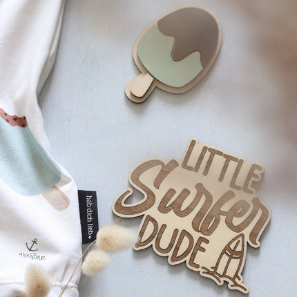 Schild - Little Surfer Dude