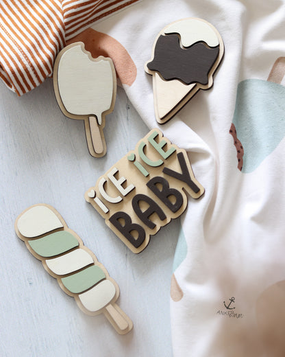 Flatlay Set - Ice Ice Baby grün