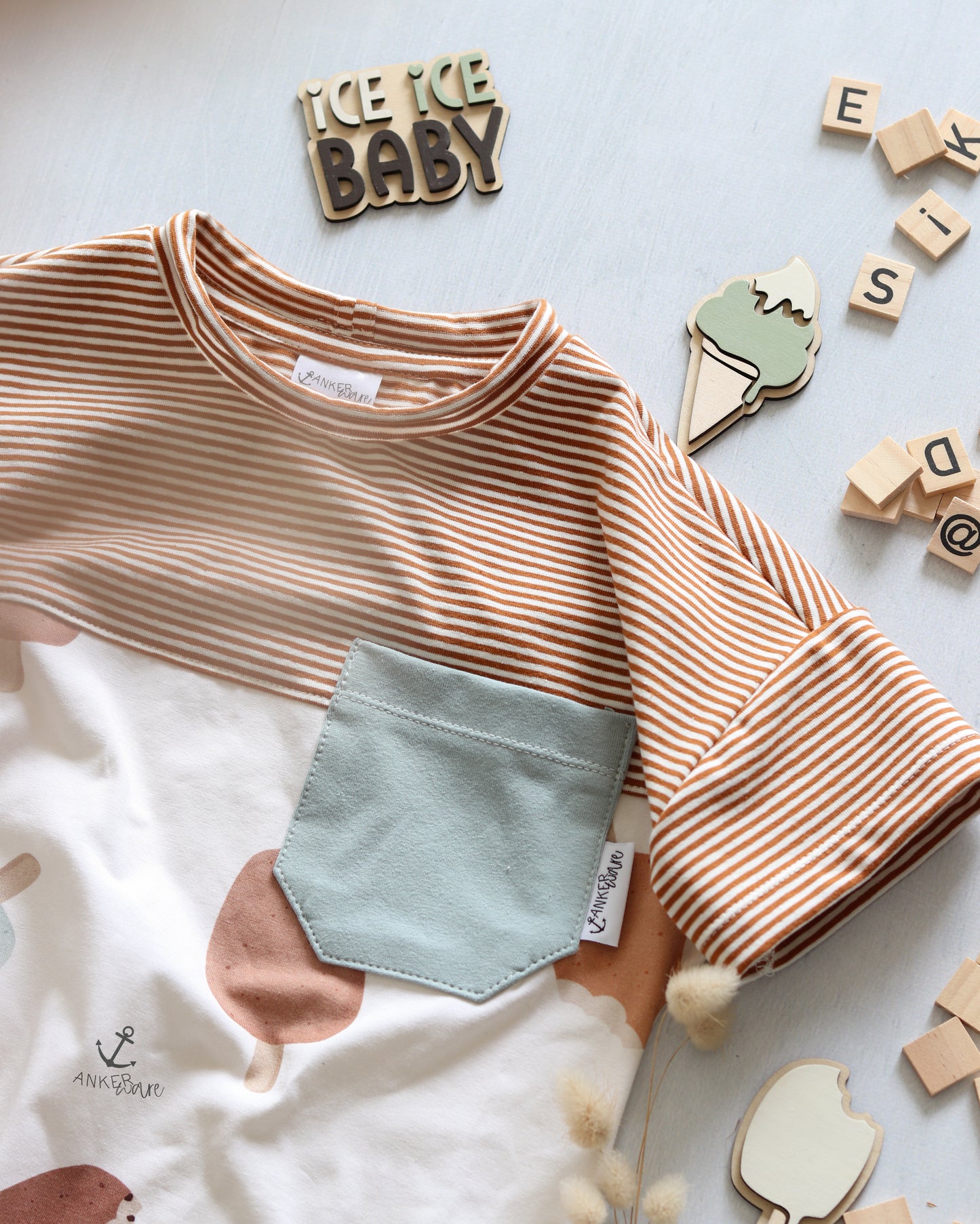 Flatlay Set - Ice Ice Baby grün