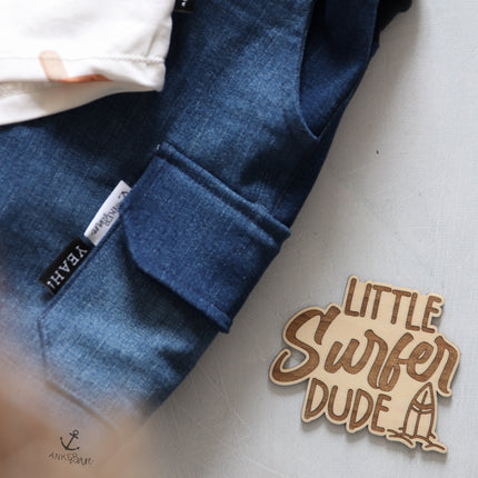 Schild - Little Surfer Dude