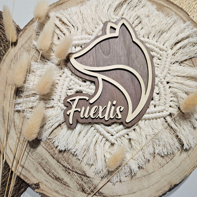 Personalisiertes Logo Schild 3D