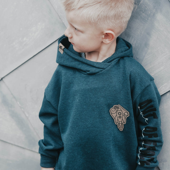 Kunstlederlabel - Rakete