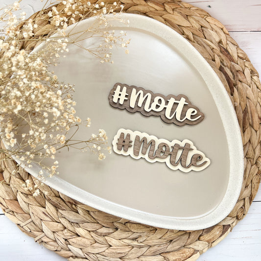 Schild - #Motte