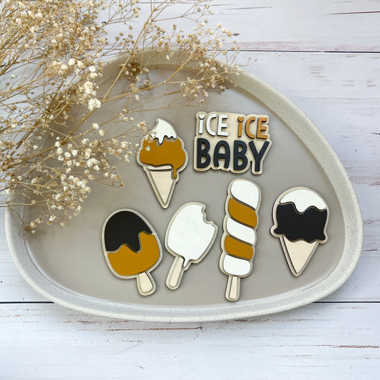 Flatlay Set - Ice Ice Baby gelb