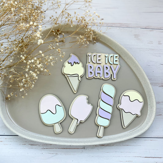 Flatlay Set - Ice Ice Baby pastell