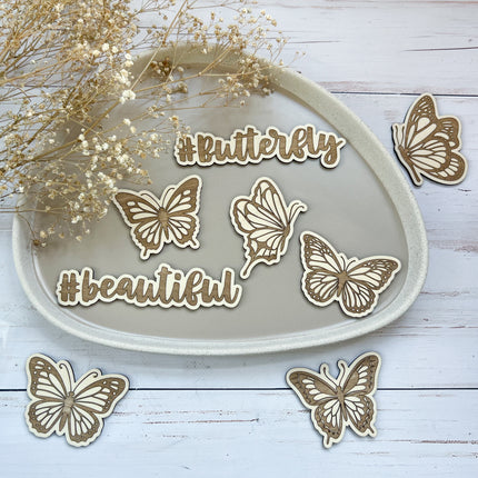 Flatlay Set - Butterfly graviert