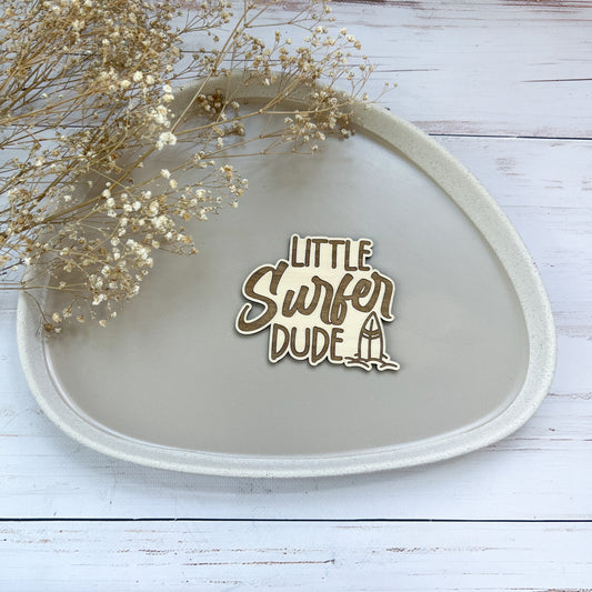 Schild - Little Surfer Dude