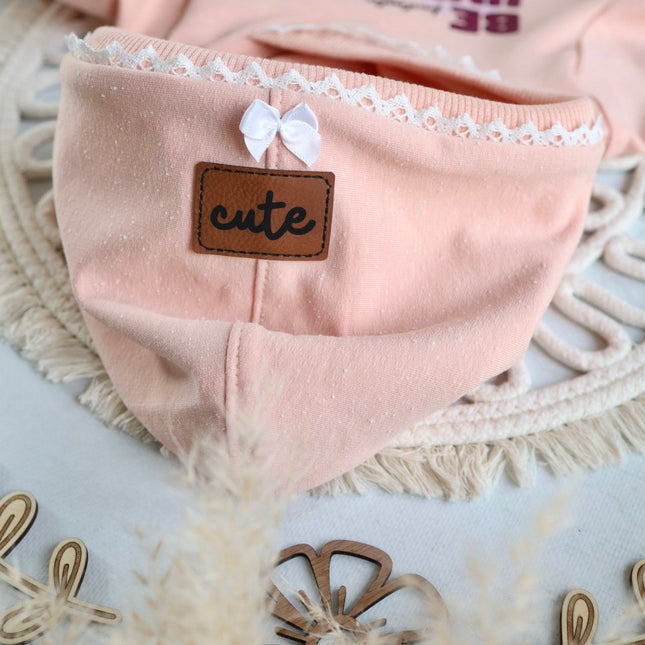 Kunstlederlabel - cute