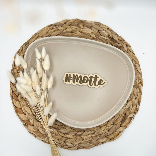 Schild - #Motte