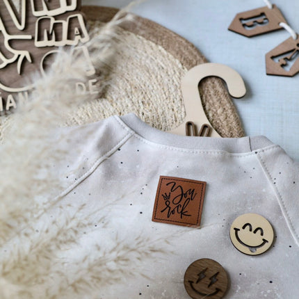 Kunstlederlabel - You rock