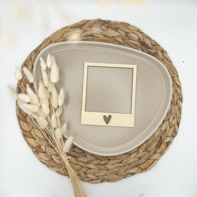 Polaroid Rahmen - Herz 2lagig