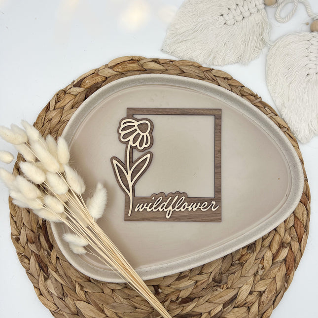 Polaroid Rahmen 3D - Wildflower