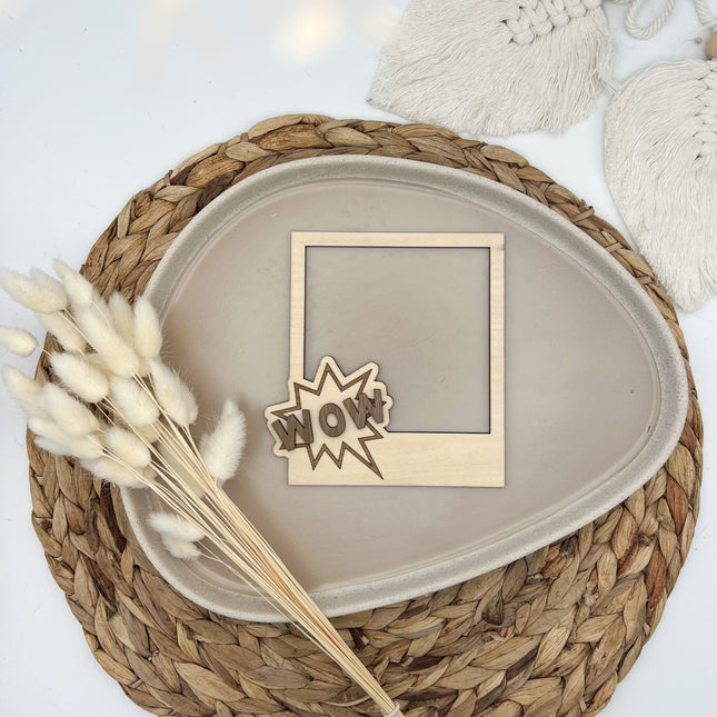 Polaroid Rahmen 3D - Wow