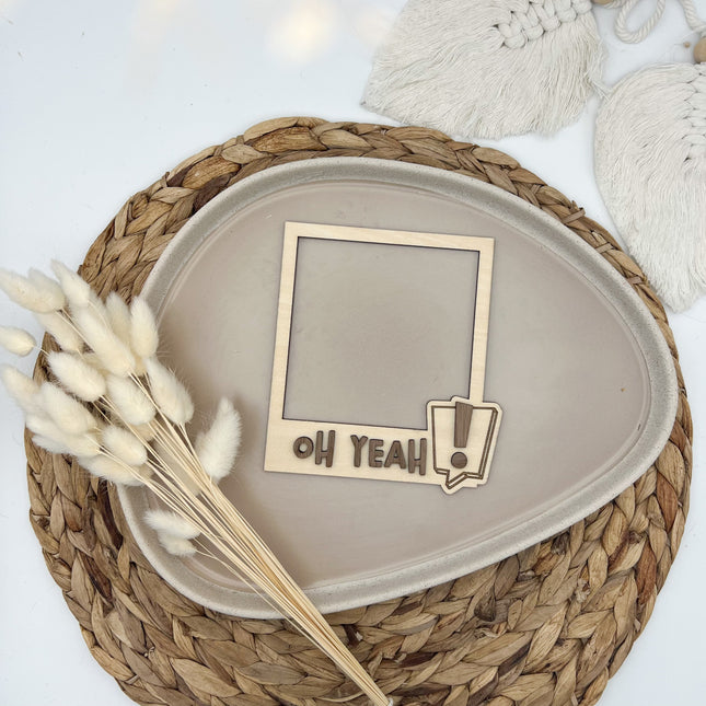 Polaroid Rahmen 3D - Oh Yeah