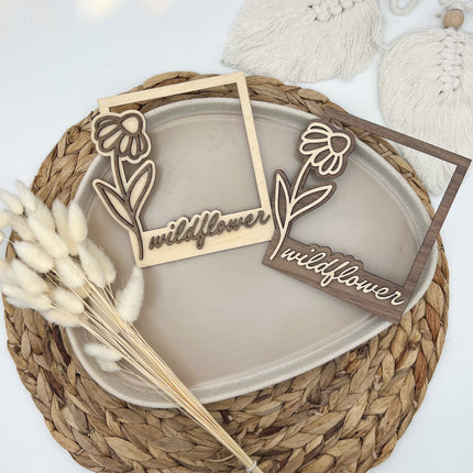 Polaroid Rahmen 3D - Wildflower