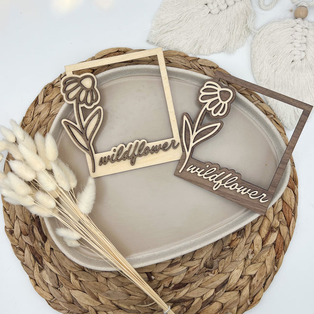 Polaroid Rahmen 3D - Wildflower