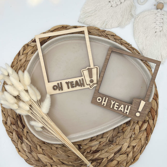 Polaroid Rahmen 3D - Oh Yeah