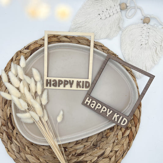Polaroid Rahmen 3D - Happy Kid