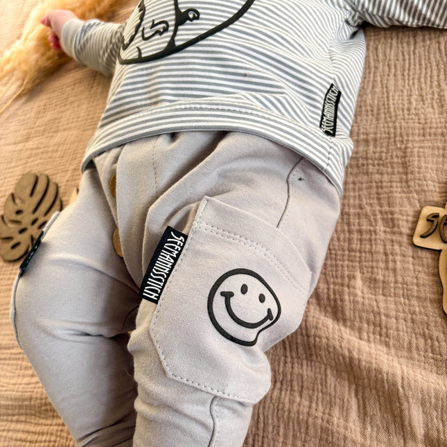 Puff Transfer - Happy face einzeln