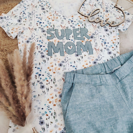 Stickdatei - Super Mom