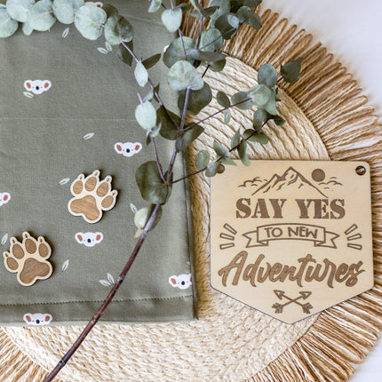 Flatlay Set - Adventure graviert