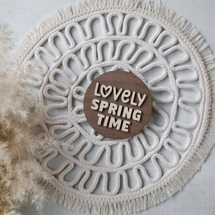 Schild - Lovely spring time