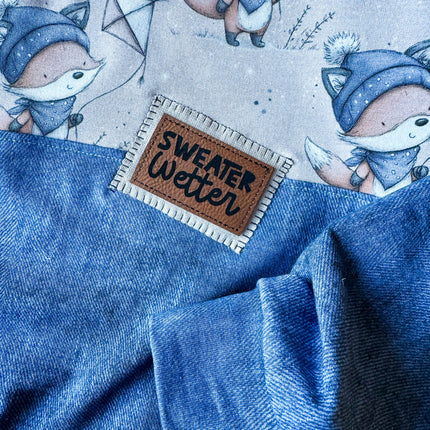 Kunstlederlabel - Sweater Wetter