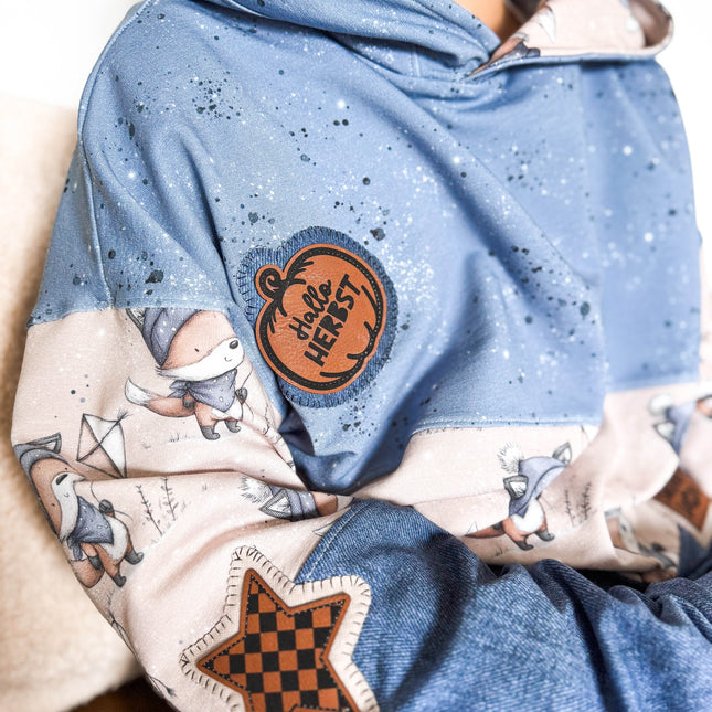 Kunstlederlabel - Hallo Herbst