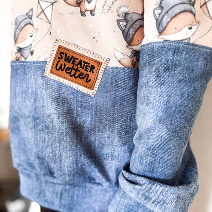 Kunstlederlabel - Sweater Wetter