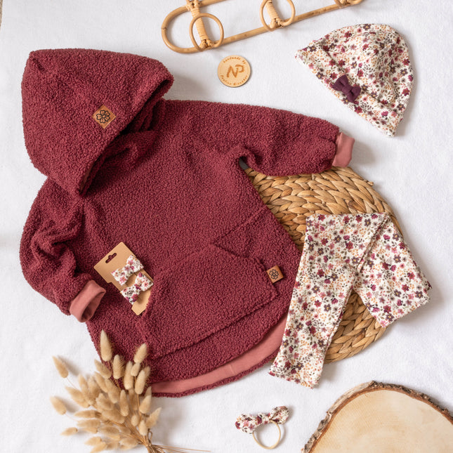 Kunstlederlabel - Blume Mini