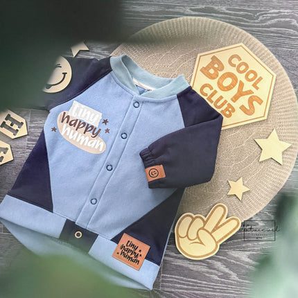 Kunstlederlabel - Tiny happy human