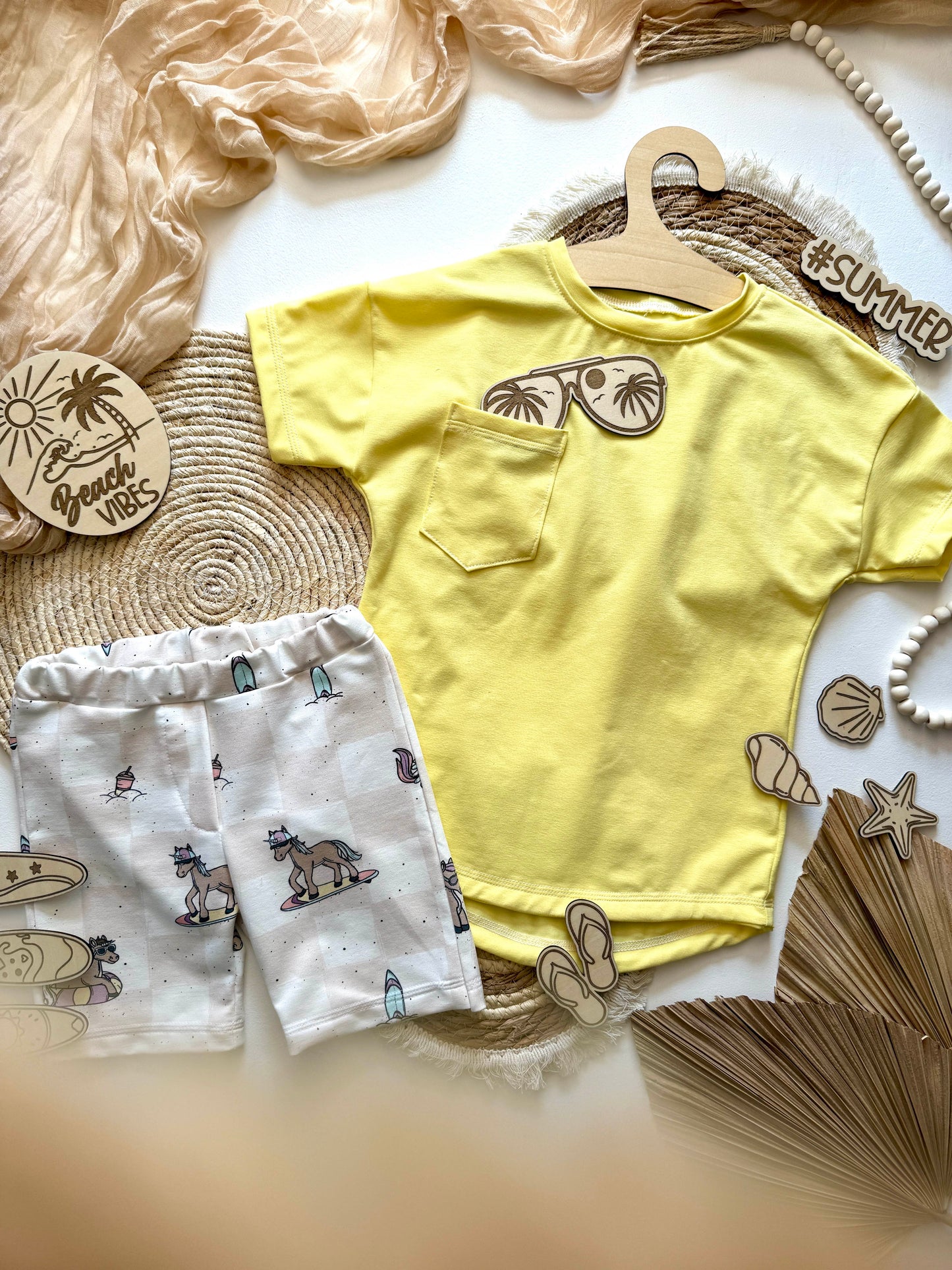 Flatlay Set - Beach Vibes graviert
