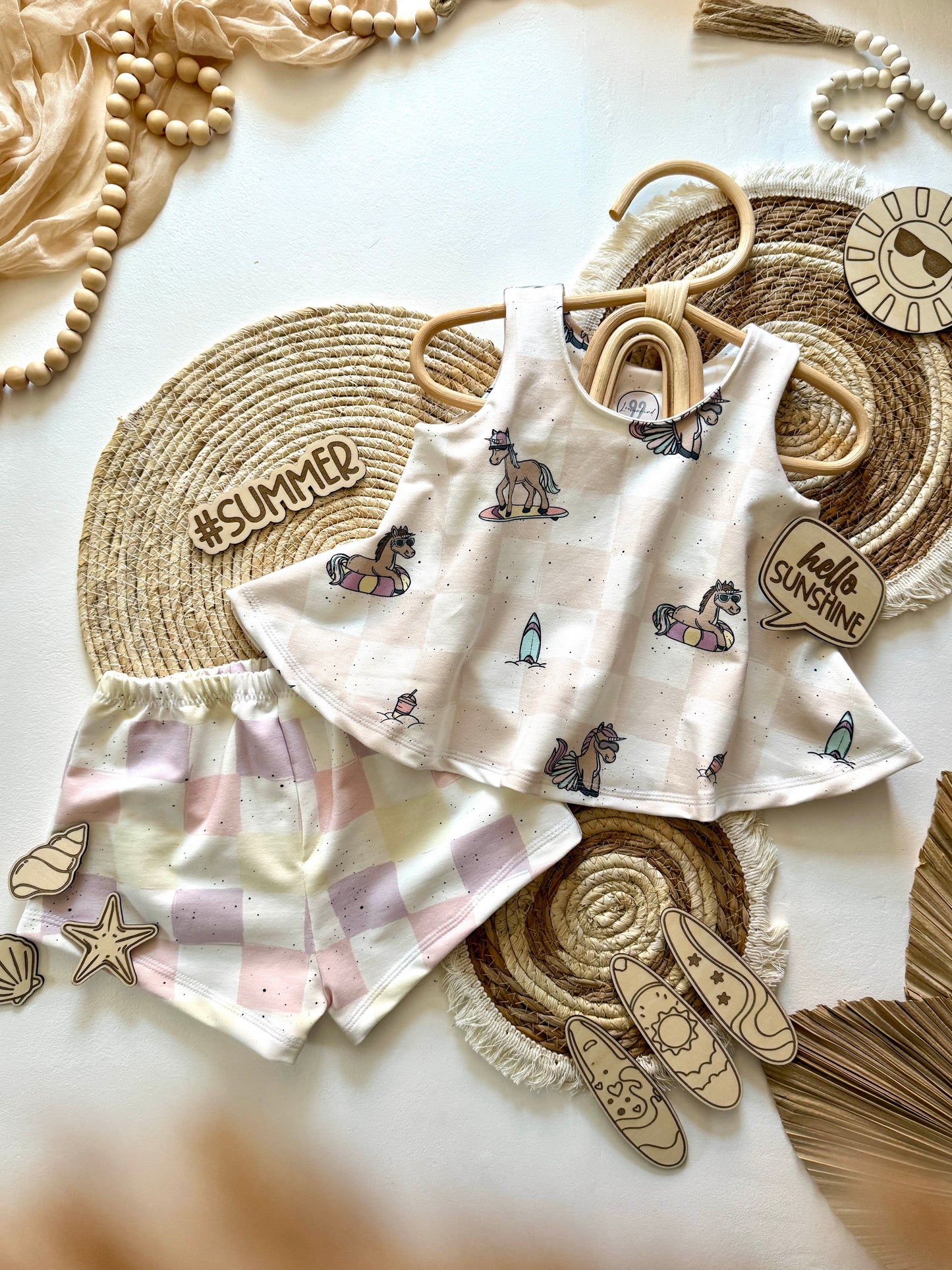 Flatlay Set - Beach Vibes graviert
