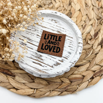 Kunstlederlabel - Little and Loved