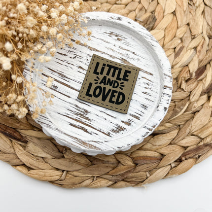Kunstlederlabel - Little and Loved