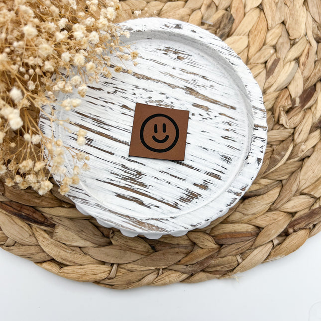 Kunstlederlabel - Smile Mini