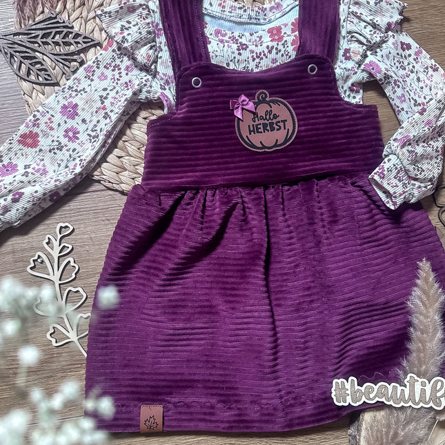 Kunstlederlabel - Knick Herbstblatt