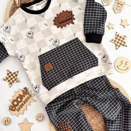 Kunstlederlabel - BOOM Shakalaka