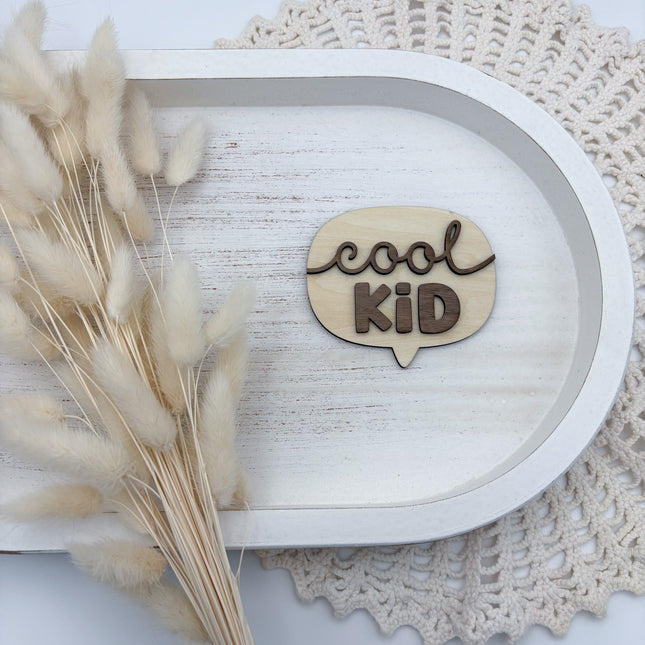 Sprechblase "Cool kid"