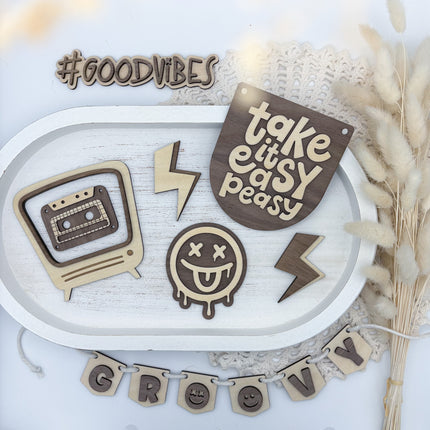 Flatlay Deko Set - Groovy Herzklee