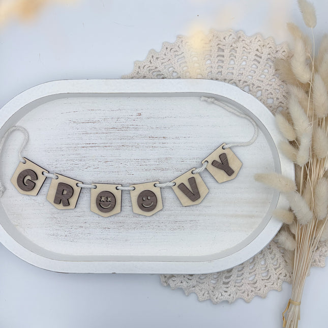 Wimpelkette - Groovy