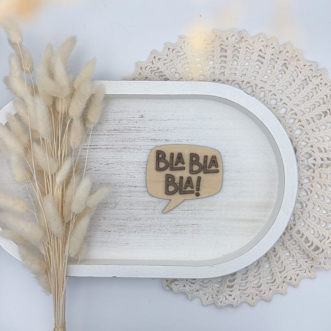 Sprechblase "Bla bla bla"